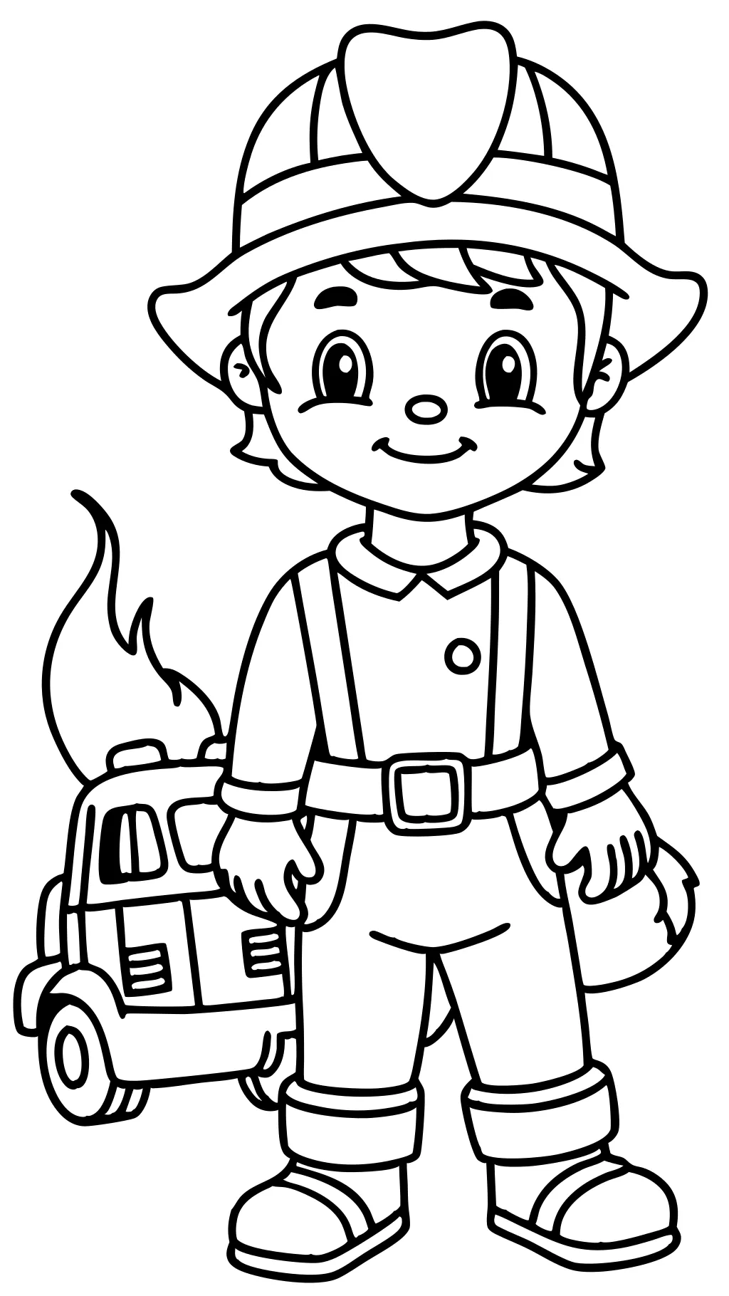 Páginas para colorear de Sam Fireman